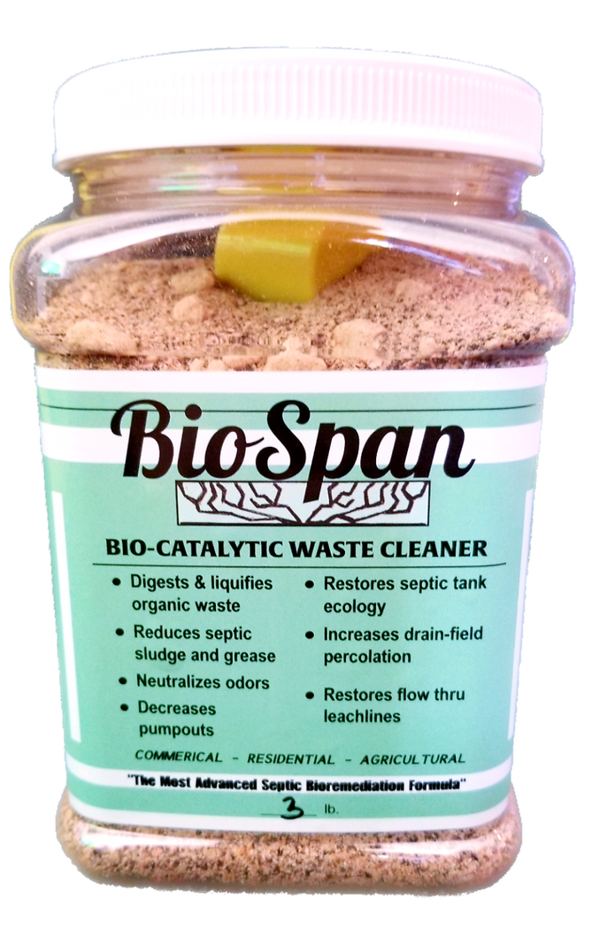 Biospan 1-Year Supply Septic Tank Bacteria (3lb)